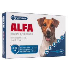 Краплі на холку Vitomax Alfa для собак 4 - 10 кг №1 Vitomax