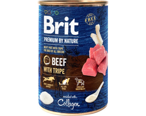 Корм для собак Brit Premium by Nature с говядиной и рубцом 400 г Brit Premium
