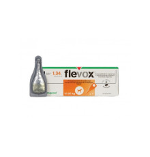Краплі Флевокс Flevox для собак 10-20 кг 134 мг №1 Vetoquinol
