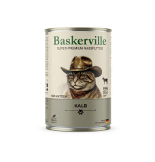 Корм для котів Баскервіль з качкою та індичкою 400 г Baskerville
