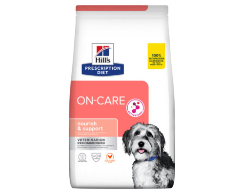 Сухой корм для собак Canine ON Care Dog Food with Chicken для страдающих тяжелыми заболеваниями ветдиета с курицей 1,5 кг Hill's