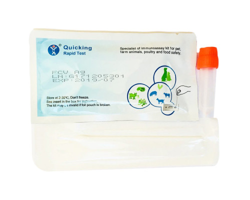 Экспресс-тест Кальцивироз котов Ag Test (FCV Ag), Quicking Biotech Co, Ltd