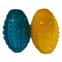 Игрушка резиновая Мяч для регби с шипами 10-34 Д-9,5 см