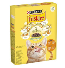 Сухий корм для котів Friskies з куркою та овочами 300 г Purina