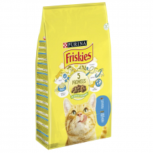 Сухий корм для котів Friskies з лососем та овочами 1 кг Purina