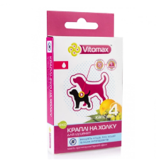Краплі на холку Vitomax Eco від бліх та кліщів для щенят №4 Vitomax