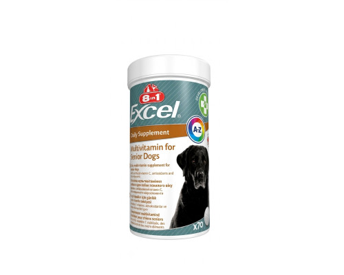 Бреверс Exel Multi-Vit Senior для старіючих собак №70 таблетки