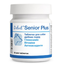 Таблетки Dolvit Senior Plus minii для літніх собак із глюкозаміном №90 Dolfos