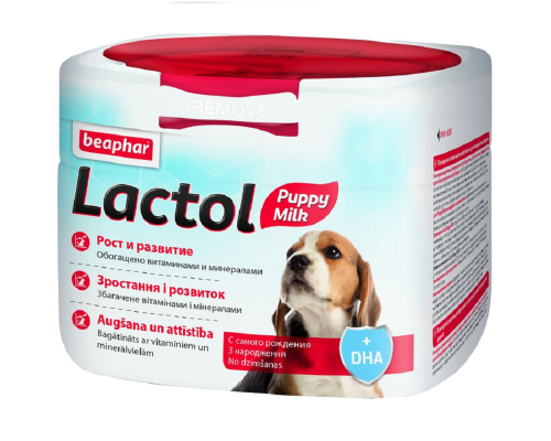 Замінник молока для цуценят Lactol Puppy Milk ріст і розвиток 250 г Beaphar