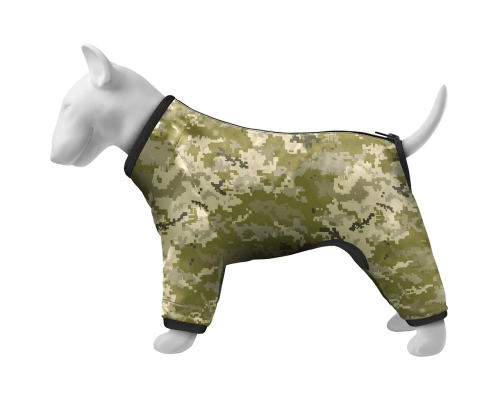 Ветровка для собак WAUDOG Clothes Милитари  S40, В 56-59 см, С 37-40 см Collar