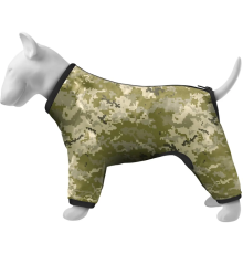 Куртка-накидка для собак Waudog Clothes Мілітарі  L, А 41 см, B 58-70 см, С 42-52 см Collar