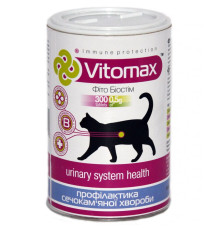 Таблетки для котів Vitomax Фіто Біостім комплекс для профілактики сечокам'яної хвороби №300 Vitomax