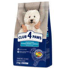 Сухий корм для собак малих порід Adult Small Breeds Lamb and Rice з ягням та рисом 2 кг Клуб 4 лапи