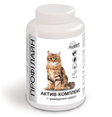 Таблетки для котів Профілайн Актив комплекс + виведення шерсті №180 ProVET