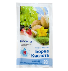 Мінеральне добриво Борна кислота 20 г Провентус