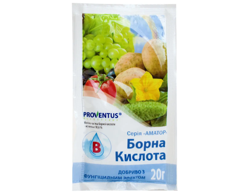 Мінеральне добриво Борна кислота 20 г Провентус
