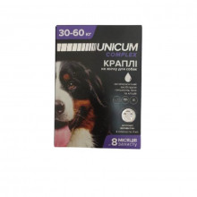 Капли на холку Unicum Сomplex от блох клещ для собак 30-60 кг №4 Unicum 