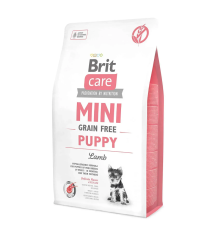 Корм для цуценят Бріт Brit Care GF Mini Puppy мініатюрних порід, з ягнятком 2 кг