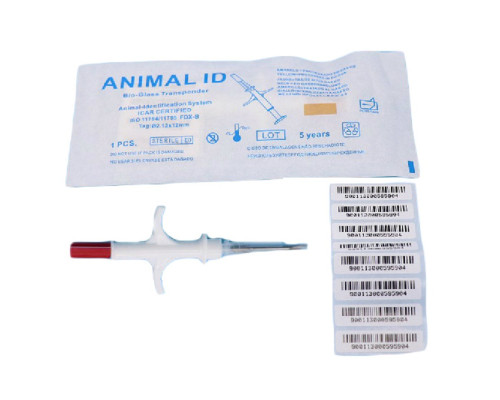 Мікрочіп Animal ID mini з аплікатором 1,4*8 мм Китай