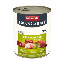 Корм д/собак Амонд GranCarno Adult Beef + Rabbit with Herbs консерва говядина кролик травы 800гAM-82767