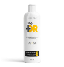 Шампунь для собак і котів Dr Pets з хлоргексидином 3% і кетоконазолом1% 150 мл Vetbio 