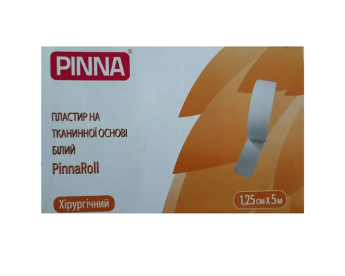 Пластырь рулонный PinnaRoll на тканевой основе 1,25 см х 500 см Стенекс