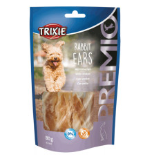 Ласощі Trixie для собак Тріксі Преміо Rabbit Ears кролячі вуха 80г 31808