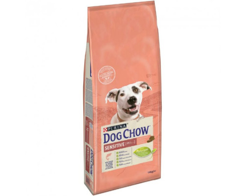 Корм для собак Дог Чау с лососем 2,5 кг