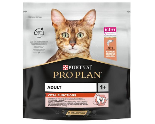 Сухой корм для котов Adult Vital Functions с лососем 400 г Purina