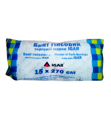 Бінт гіпсовий 15 см х 2,7 м IGAR