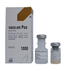 Вакцина vaxx:on POX з розчинником проти віспи птиці Vaxxinova