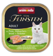 Корм для котів Adult з індичкою курячою грудкою та травами 100 г Animonda
