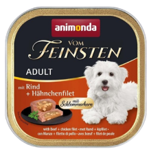 Корм для собак Vom Feinsten Adult with Beef and chicken filet з яловичиною та курячим філе 150 г Animonda