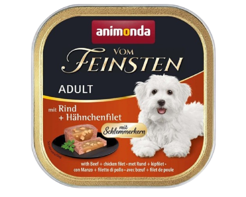 Корм для собак Vom Feinsten Adult with Beef and chicken filet з яловичиною та курячим філе 150 г Animonda