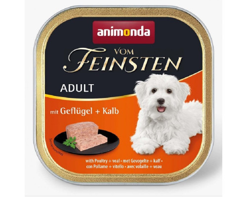 Корм для собак Vom Feinsten Adult with Poultry and Veal з птахом і телятиною 150 г Animonda
