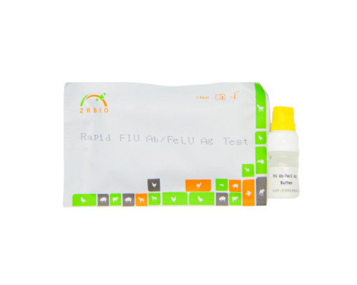 Экспресс-тест Вирус иммунодефицита + лейкемия котов  FIV Ab/FeLV Ag, ZRBIO