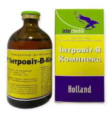 Розчин для ін'єкцій Інтровіт В комплекс 100 мл Interchemie