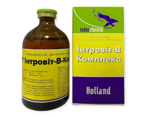 Раствор для инъекций Интровит В комплекс 100 мл Interchemie
