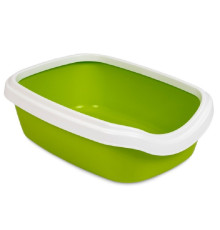Туалет для котів і кішок Comfort М 41*30*13,5 см лайм Природа