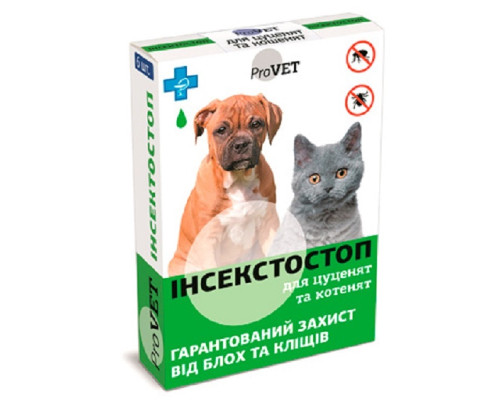 Краплі Інсектостоп ProVet для кошенят та цуценят № 6 Природа