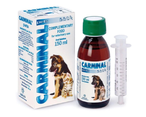 Раствор Karminal pets для собак и котов при расстройствах пищеварения 150 мл Ronipharm