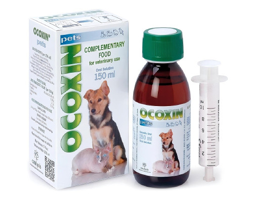 Розчин Ocoxin pets пригнічення онкопроцесів у котів і собак 150 мл Ronipharm 