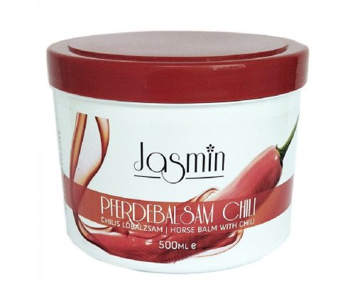 Гель-бальзам зігріваючий Pferdobalsam фердобальзам красний Jasmin 500 мл