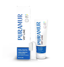 Гель-паста для котів та собак 75 мл  Puramur Fresh Breath