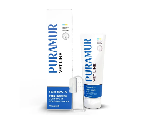 Гель-паста для кошек и собак 75 мл  Puramur Fresh Breath