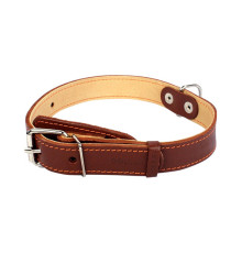 Нашийник CoLLar з синтепоном коричневий 14 мм х 27-35 см 00086
