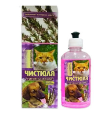 Шампунь для собак і котів Блохобой Чистюля гігієнічний з екстрактом розмарину 300 мл Норіс