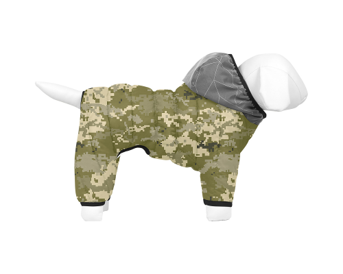 Комбинезон для собак WauDog Clothes Милитари M45, В 57-60 см, С 41-44 см  Collar
