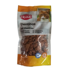 Ласощі для котів Denta Fun Dentinos подушечки для чищення зубів із вітамінами 50 г Trixie 4266
