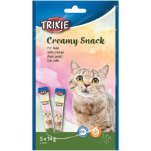 Ласощі для котів Creamy Snacks з куркою і таурином 5 шт 14 г ТХ-42681 Trixie